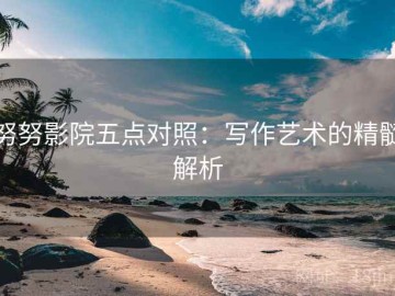 努努影院五点对照：写作艺术的精髓解析
