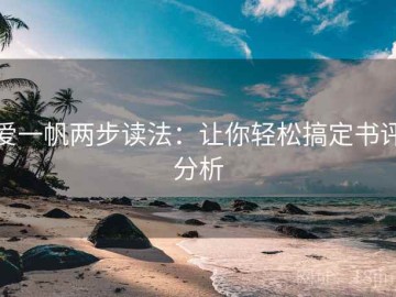 爱一帆两步读法：让你轻松搞定书评分析