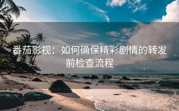 番茄影视：如何确保精彩剧情的转发前检查流程
